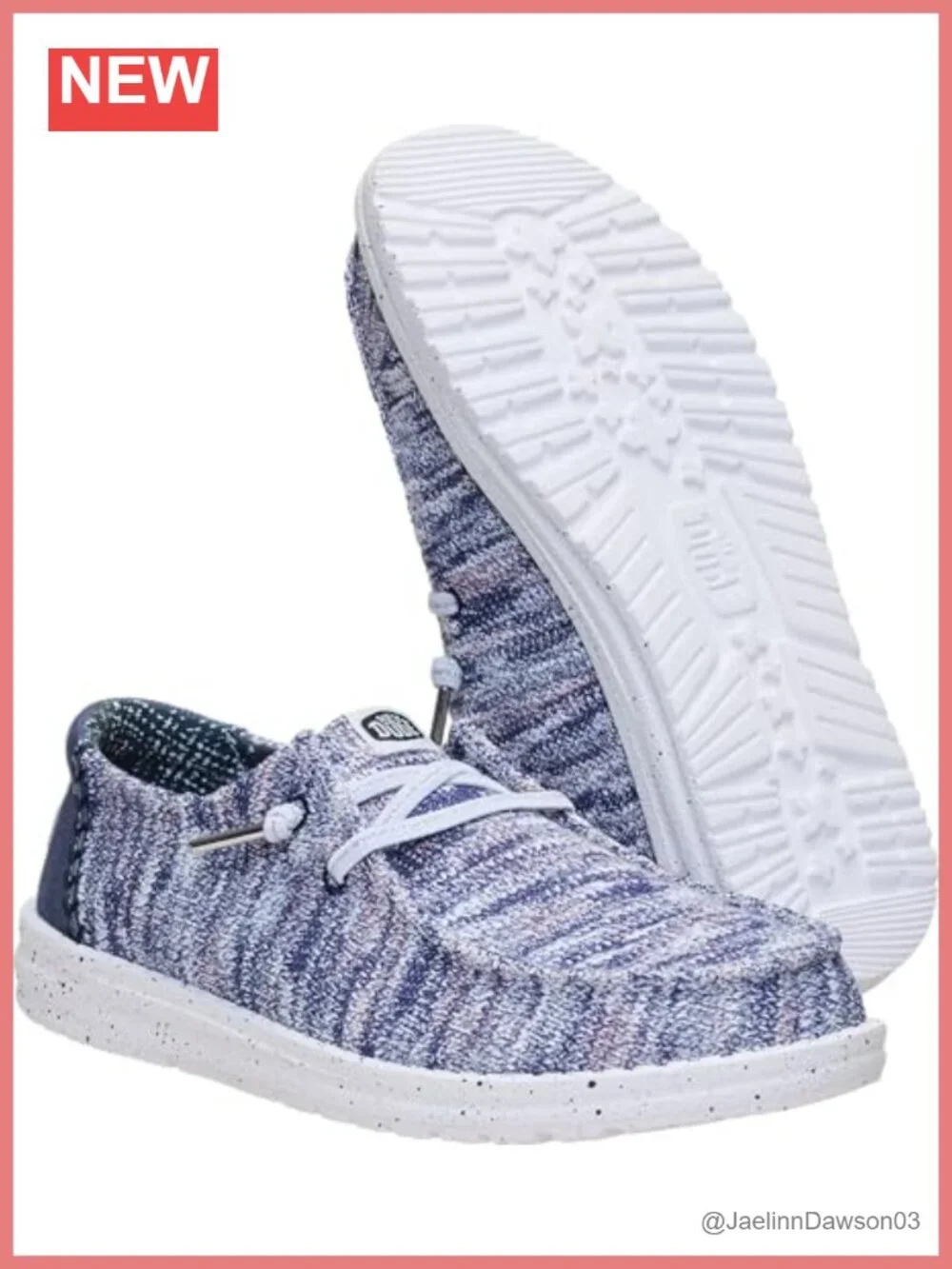 Wendy Knit Shimmer Slip On Loafer Lurex Upper Women's Fashion Sneaker